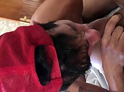 Enchi fills pica's mouth with his massive gay cock in intense blowjob session