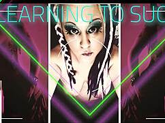 stepsister teaches you how to suck cock so she can watch you do it