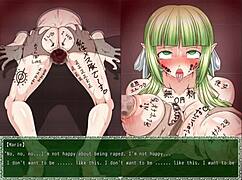 tragic elf marie bound and fingered in game