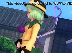 Kokoro's revenge in MMD animation style.