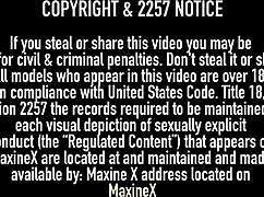 sean michaels cums on maxines juicy tits after sex once again