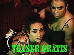 mayanna rodrigues and tormenta cosmica explore bdsm submission with toys and dildos