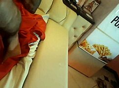 Young Guys Enjoying Intimate Moments in Black Motel