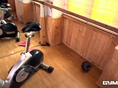 stacy riviera sucks cock in kinky gym fuck?