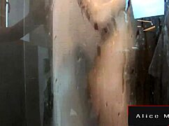 Masturbation In The Shower With Dildo Orgasm Sexy Blonde Teen Amateur Homemade