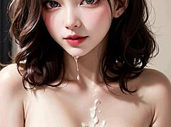 i got this ai model girl with huge tits, so sexy