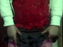 Bisexual Crossdresser Loves Tasting Own Piss!