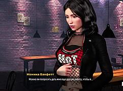 Fashionbusiness inserts his cock into pussy in the men's toilet during 3D hentai game