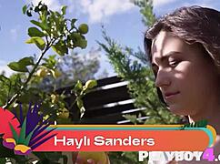 Hayli Sanders Poses Naked