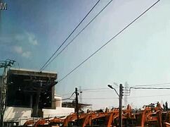 Schoolgirl Shows Panties On The Bus