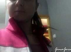 waiting for visa in st petersburg, skinny blonde teen exposes herself outdoors.