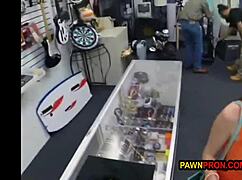 Busty nerd sucking cock to pay for student loan!