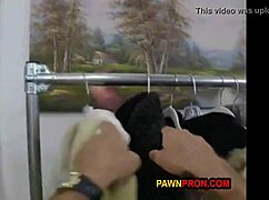 Busty nerd sucking cock to pay for student loan!