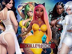 nyas pretty bubble butt in long stroke animation