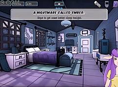 Danny feels intense passion fucking Ember in Amity Park redux