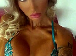 monika fox teases with pierced nipples before pornshoot.