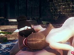 Threesome Hentai 2 Girls 1 Boy