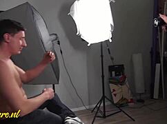 Horny photographer couldn't resist sucking dick