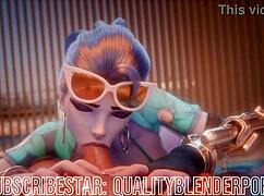 Oh Wow, Watch The Widow Deepthroat That Big Cock On The Beach With Her Huge Tits Bouncing!