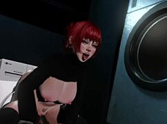 I’m obsessed with this white slut sucking deep in SecondLife outdoor action