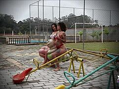 Lis Xxx Has Anal Sex With Friend On Playground