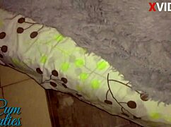 framed girlfriend's panties get stolen and filled with cum