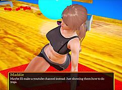 Blonde Amateurs Play Homemade Family Game