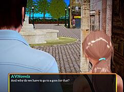 Blonde Amateurs Play Homemade Family Game