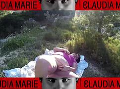 Fat Woman Inserts Cookies Into Pussy