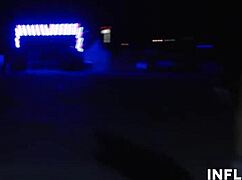 Public german milf in berlin by night, what are you doing?