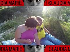 Fat Woman Inserts Cookies Into Pussy