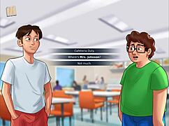 let's chat about summertime saga episode 245, full of erotic game moments 😏