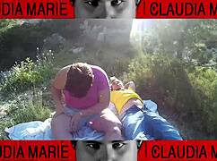 Fat Woman Inserts Cookies Into Pussy