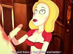 Beth Smith Enjoys Intense Sex With Rick In Rick And Morty Fantasy
