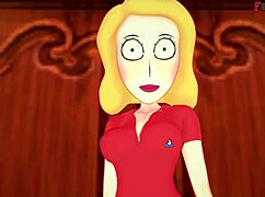 Beth Smith Enjoys Intense Sex With Rick In Rick And Morty Fantasy