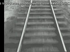 Vintage hairy pussy gets fucked in the age of steam with retro blowjob action