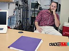 Muscled White Bear Feels Hidden Interracial Pleasure From Huge Black Dong