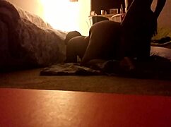 Big Ass Juicy Brown Chick Sucks Cock Then Gets Bent Over And Fucked At Home