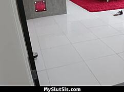 Bored Alexa Grace Teases Stepbrother with Tight Pussy!