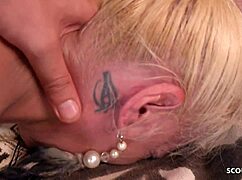 Mature Slut Fucked On Balcony By Young Guy!