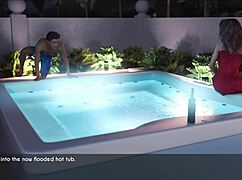 A wife says, 'Watch this stepmother sam scene.'