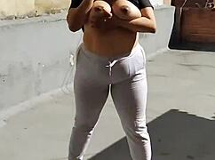 Sammy Owens Sunbathing By The Pool