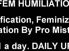 feel the humiliation as you pick panties for crossdressing femdom tonight