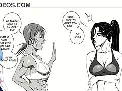 Girls Enjoying A Fun Night Out Together