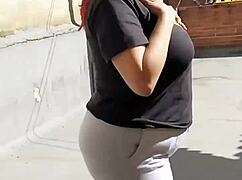 Sammy Owens Sunbathing By The Pool