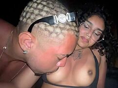 Boldly Ate Young Married Woman in Swing Cabin and Filled Her with Cum