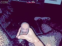 In this gay animation, the top fucks the passive slut's mouth with his big thick cock