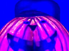 Twerking on a Pumpkin in Fun Costume