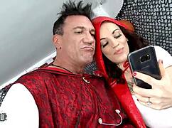 Anal Little Red Riding Hood Screams at Big Dick During Cosplay Deepthroat. What a Wild Ride!