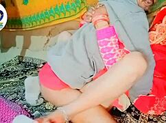 Desi Sister Fingers Herself While Brother Watches and Moans Loudly in Hindi!